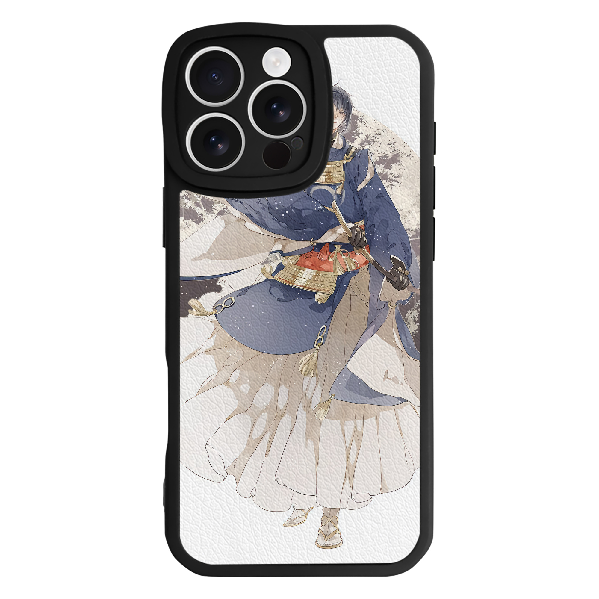 （画像用） 刀剣乱舞 Touken Ranbu 【iPhone 16シリーズ対応】シリコンスマホケース（レザー調） 材質：シリコン